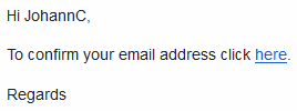 GraphiQL Auth Token - User verification email